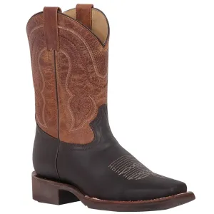 Botas Vaqueras de Cuero Crazy Horma Rodeo Color Chocolate GEN-43004