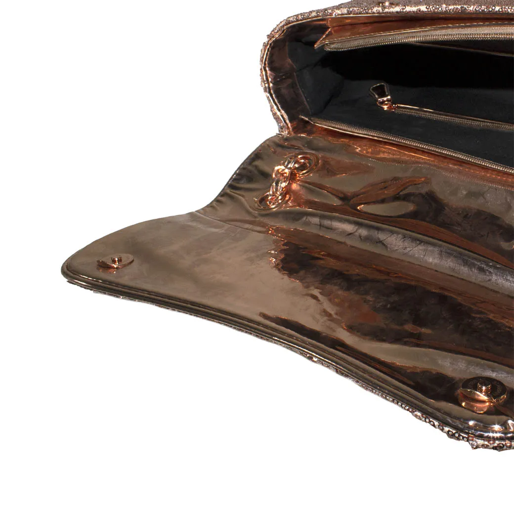 Cartera Mediana Lentejuelas Cipria