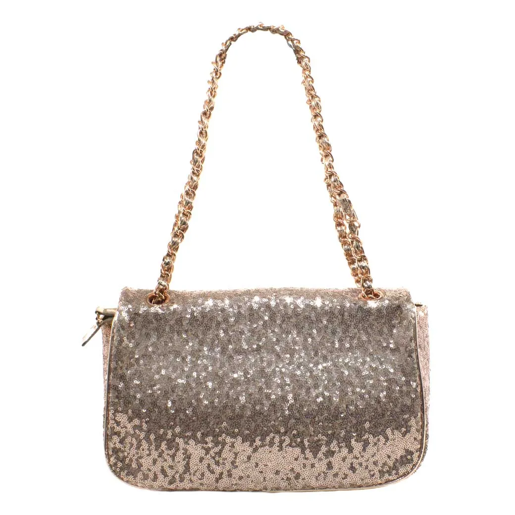 Cartera Mediana Lentejuelas Cipria