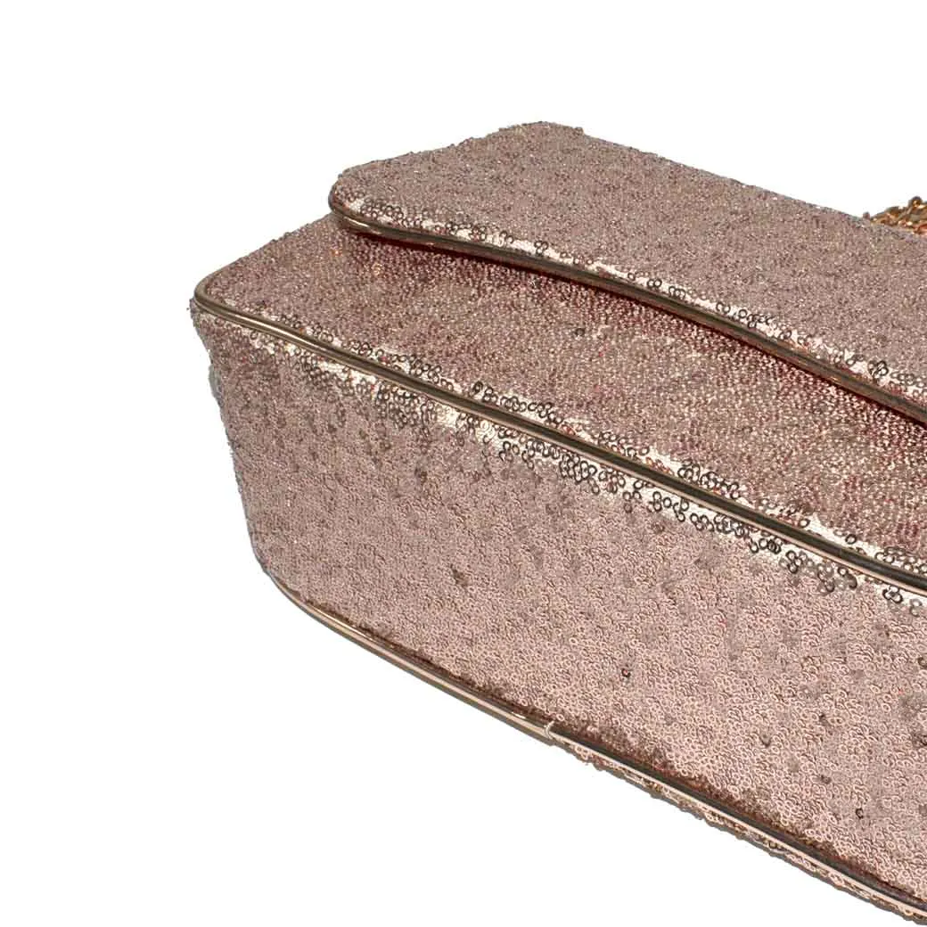 Cartera Mediana Lentejuelas Cipria