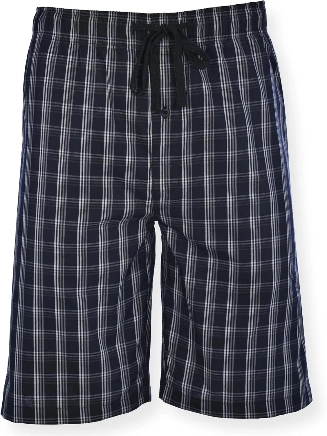 Hanes Men??s 2-Pack Woven Pajama Shorts ?C Lightweight Breathable Lounge Fit for Summer, Pantalones Cortos para Hombre 2-Pack