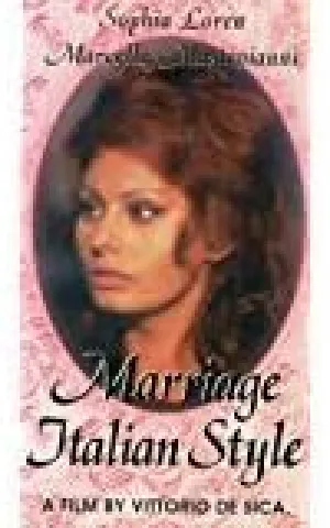 Marriage Italian Style VHS
