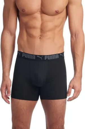 PUMA Men's 3 Pack Athletic Fit Boxer Briefs