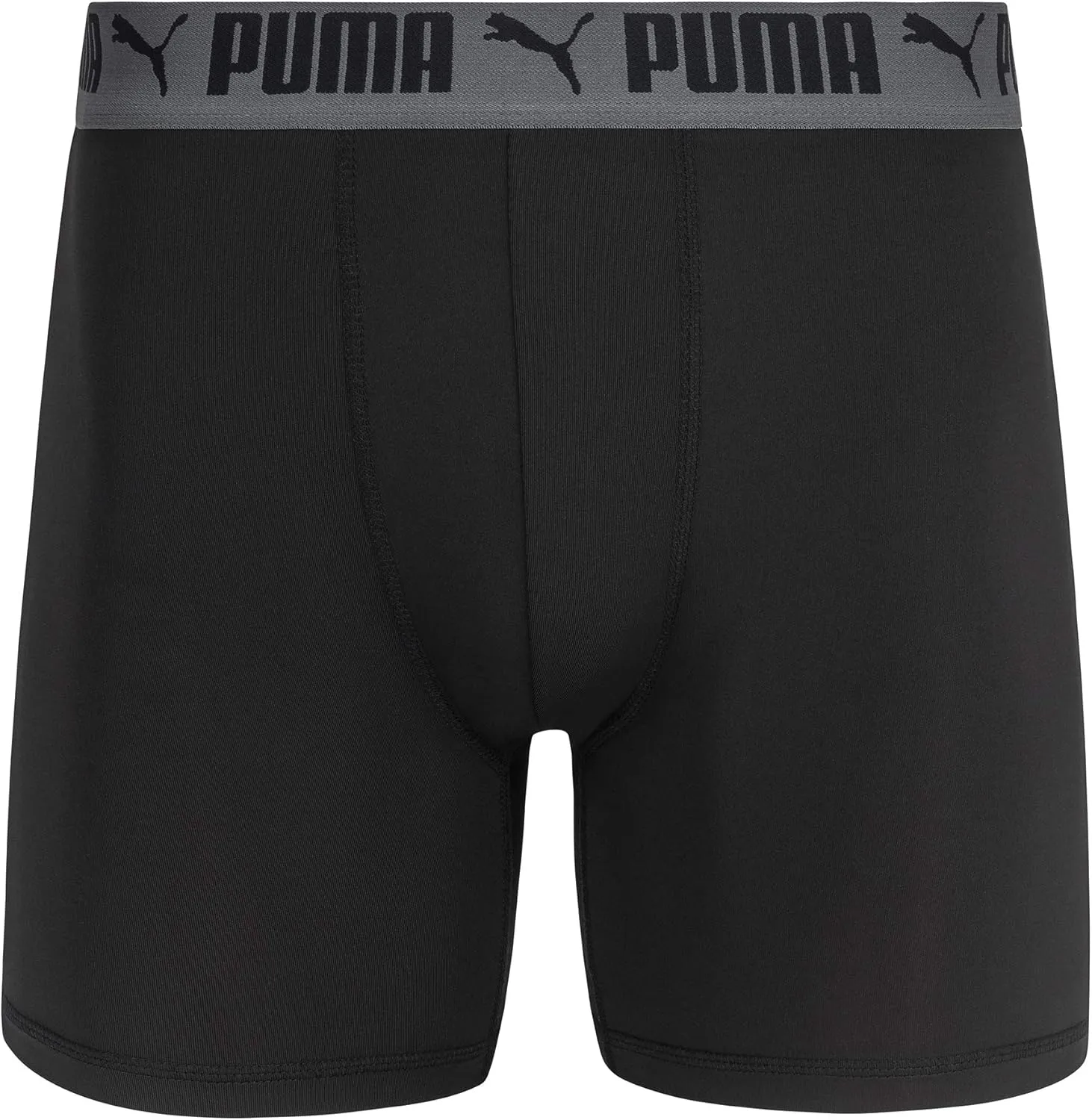PUMA Men's 3 Pack Athletic Fit Boxer Briefs