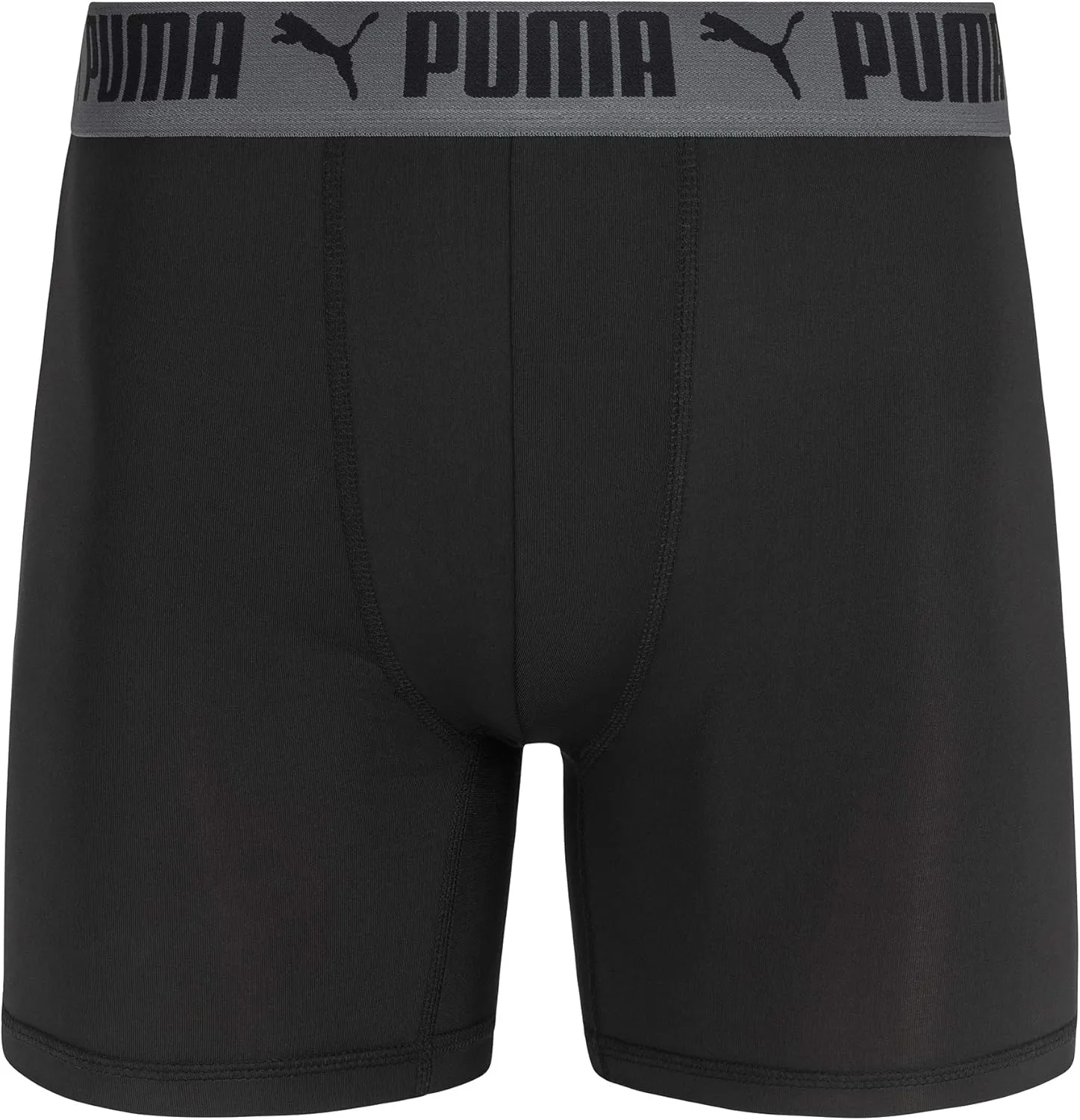 PUMA Men's 3 Pack Athletic Fit Boxer Briefs