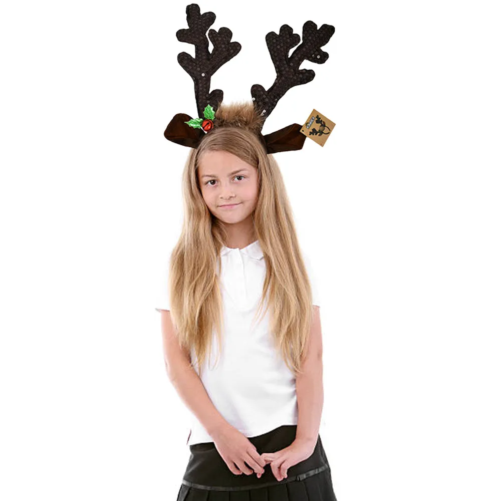 Reindeer Antler Headband 13.5"
