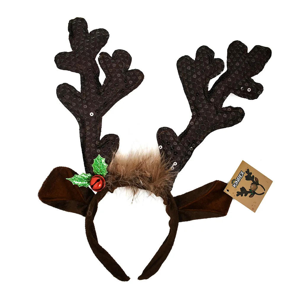 Reindeer Antler Headband 13.5"
