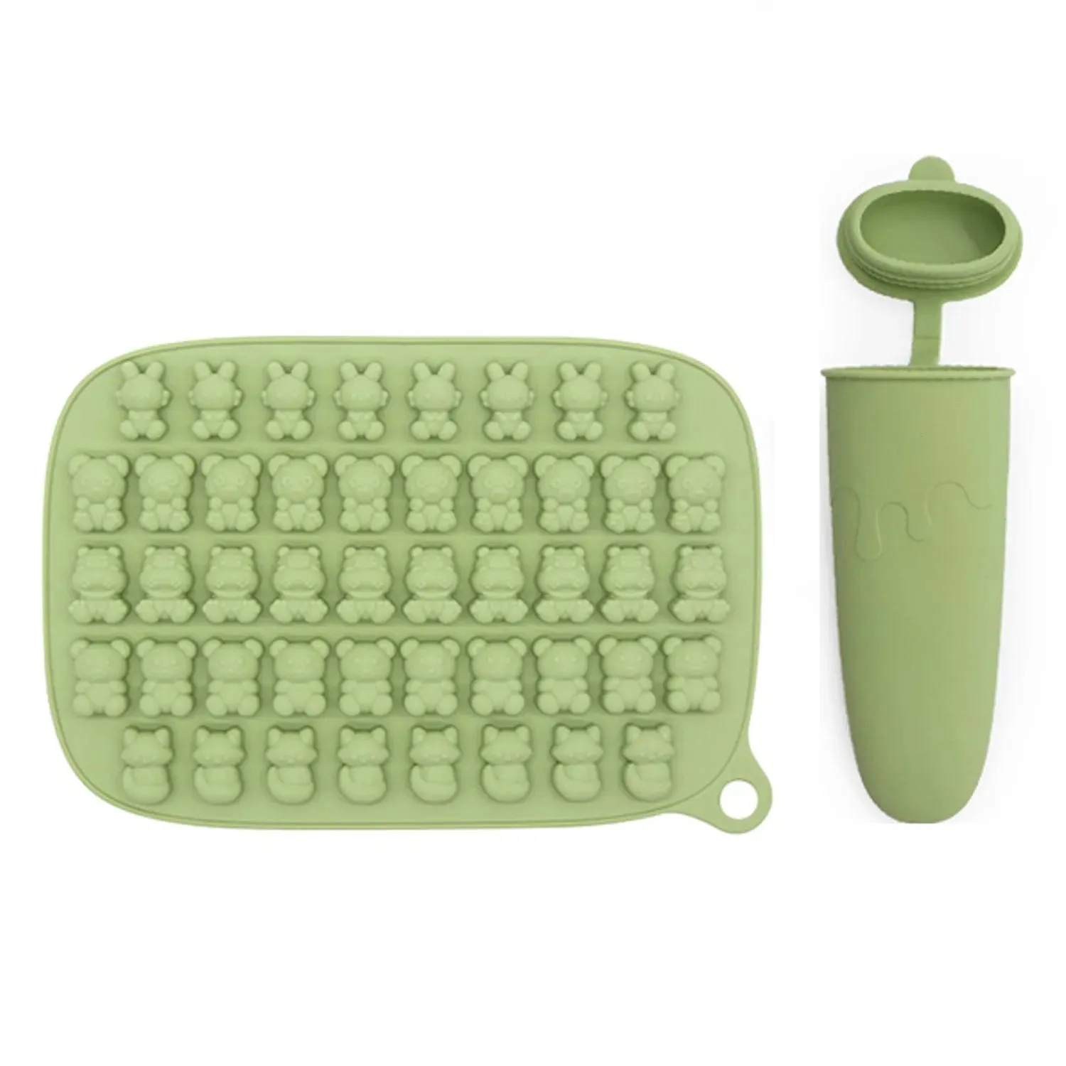 Set Alimentación Summer Silicona Verde, Bebesit