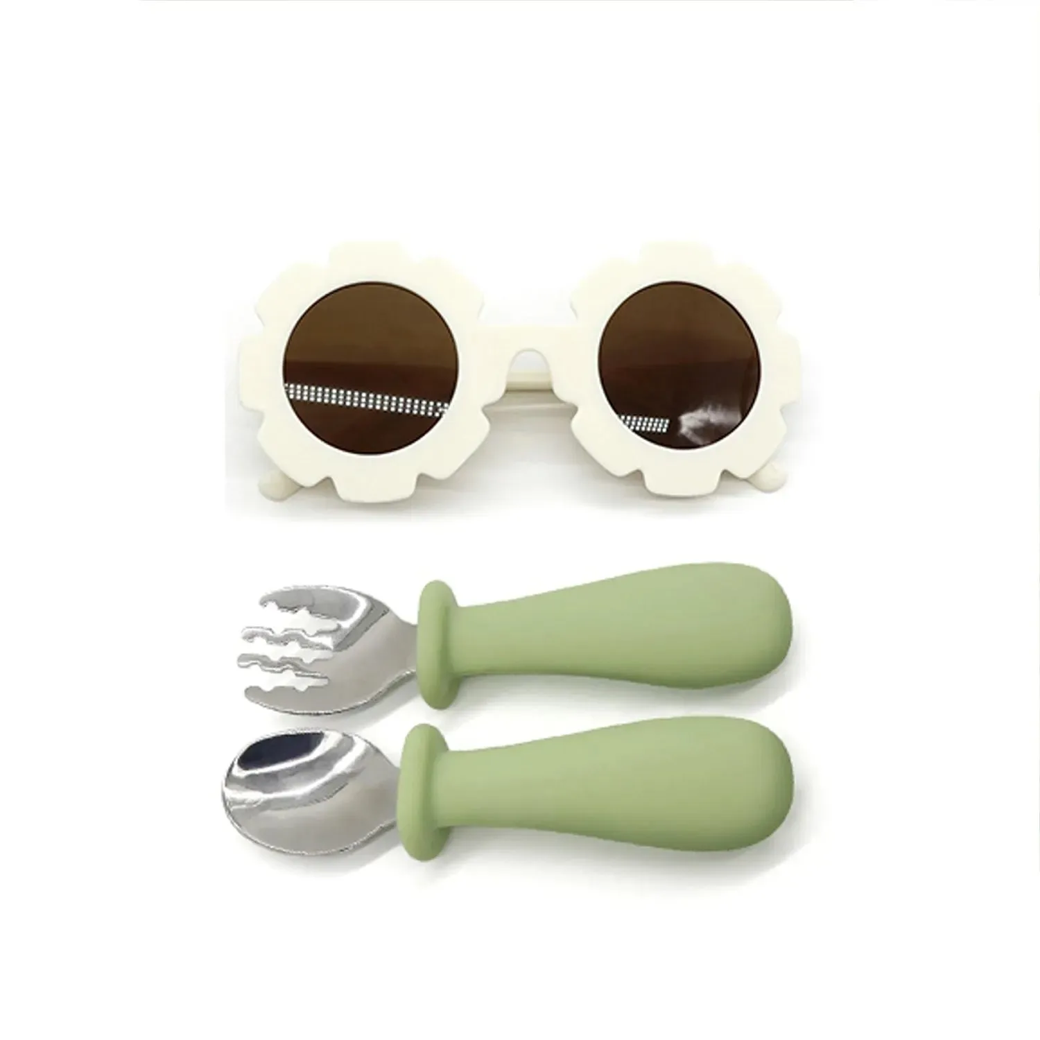 Set Alimentación Summer Silicona Verde, Bebesit
