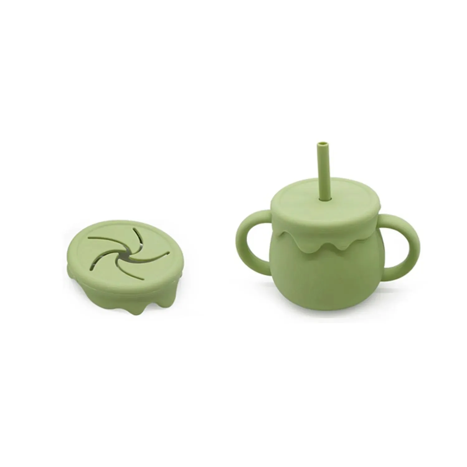 Set Alimentación Summer Silicona Verde, Bebesit